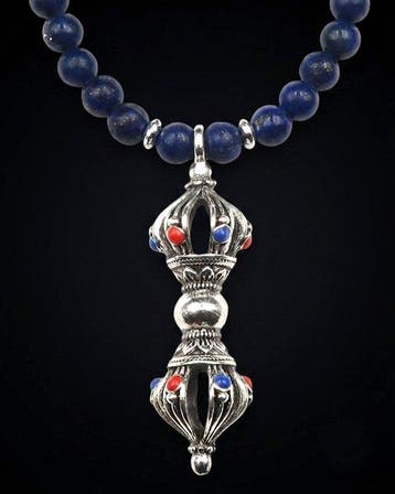 Lapis lazuli - Dorje (Vajra) Boeddhistisch: