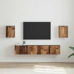 vidaXL TV Wandkast 2 pcs Oud Hout 30 x 31 x 40 cm Bewerkt, Huis en Inrichting, Kasten | Televisiemeubels, Minder dan 50 cm, Verzenden
