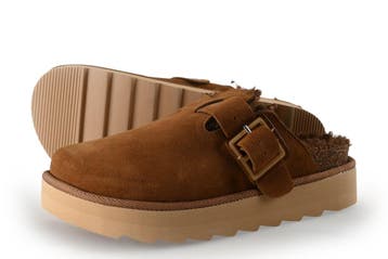 Colors of California Instappers in maat 38 Cognac, Kleding | Dames, Schoenen, Overige kleuren, Verzenden, Instappers, Zo goed als nieuw