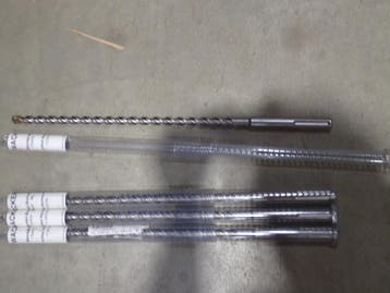 1x Originele Wacker SDS Max 15x400 Quattro boor 0125539, Ophalen of Verzenden, Gebruikt
