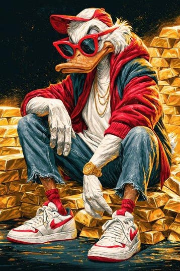 Iconica - Scrooge McDuck SWAG - unique 1/1 XXL (150 x 100