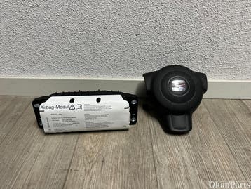Seat Leon Stuur- & passagiers Airbag 1P0880201D 608104405A, Auto-onderdelen, Ophalen, Gebruikt, Seat