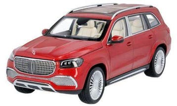 Mercedes dealermodel Maybach GLS 600 rood 1:18, Hobby en Vrije tijd, Ophalen of Verzenden, Nieuw, Auto, Autoart