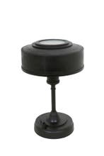 Tafellamp Auxerre Antiek Zwart Binnenverlichting, Verzenden, Nieuw, Industrieel, Minder dan 50 cm