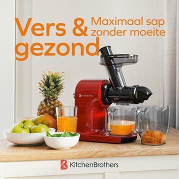 2dekans | KitchenBrothers Slowjuicer - Compact - Juicer -, Ophalen of Verzenden, Zo goed als nieuw