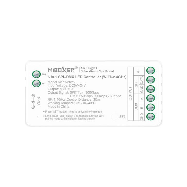 MI-LIGHT MAGIC LEDSTRIP CONTROLLER 5 in 1+DMX+WIFI, Huis en Inrichting, Lampen | Overige