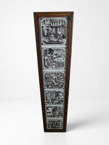 Decoratief ornament - Antiek Tegel Tableau