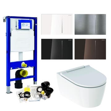 Geberit UP320 Toiletset set69 Geberit ONE Rimless Diepspoel, Ophalen of Verzenden, Nieuw
