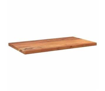 Tafelblad Acaciahout 100x60cm | Retourdeal 34% Korting, 100 tot 150 cm, Rustiek, Zo goed als nieuw, Tafelblad