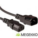 ACT Netsnoer LSZH C13 - C14 zwart 3 m, Verzenden, Nieuw