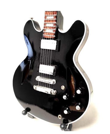 Miniatuur replica Gibson gitaar - Dave Grohl - Foo Fighters, Ophalen of Verzenden, Nieuw, Pop, Beeldje of Miniatuur