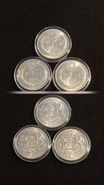 Letland. 2 Lati 1925 (lot of 3 silver coins) (Zonder