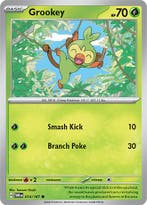 Grookey 014/167 reverse holo Twilight Masquerade, Ophalen of Verzenden, Nieuw, Losse kaart, Foil
