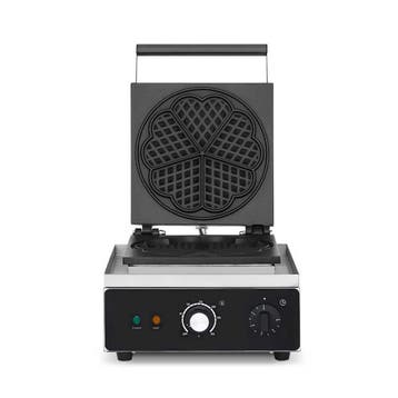 HCB Wafelijzer - hartjes - timer - 230V - RVS, Verzenden, Nieuw in verpakking