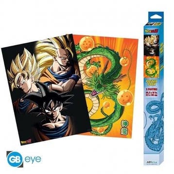Dragon Ball Goku & Shenron Poster 2-Pack 52 x 38 cm, Ophalen of Verzenden, Nieuw