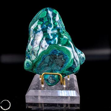 Natuurlijke ruwe azuriet, malachiet en chrysocolla Vrije