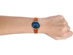 Fossil Copeland ES4825 - Polshorloge - Quartz - Bruin Leer -, Sieraden, Tassen en Uiterlijk, Horloges | Dames, Verzenden, Nieuw