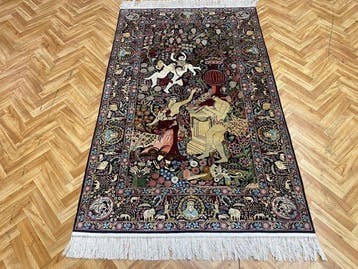 China, Hereke - Tapijt - 170 cm - 101 cm - zijden tapijt, Nieuw