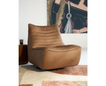 Fauteuil Matthew - bruin | Eleonora, Ophalen of Verzenden, Nieuw