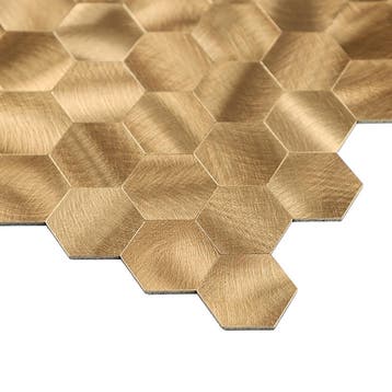 Zelfklevend Mozaïek Hexagon Gold, Ophalen of Verzenden, Nieuw