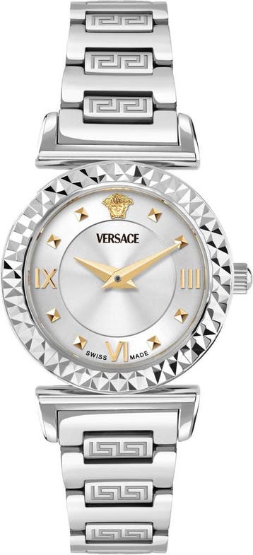 Versace VEGFA0325 Mini Vanity dames horloge 27 mm, Overige merken, Staal, Verzenden, Polshorloge
