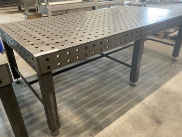 Online veiling: Stalen lastafel 297 x 147 x 97 cm, Doe-het-zelf en Verbouw, Werkbanken, Nieuw