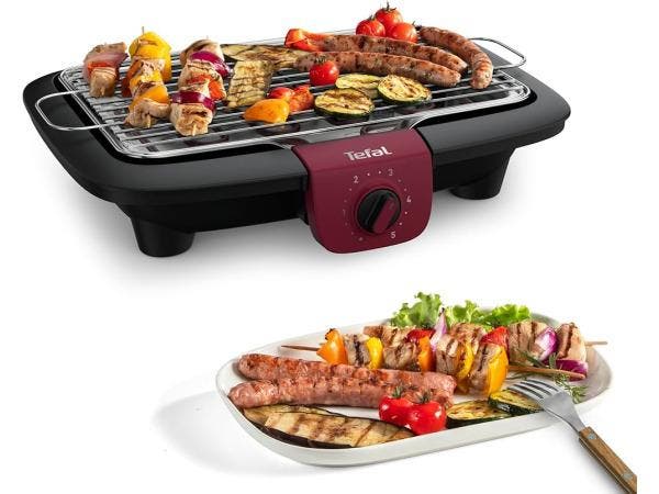 Veiling - Tefal BG90E5 Easygrill Adjust Elektrische tafelgri, Witgoed en Apparatuur, Contactgrills