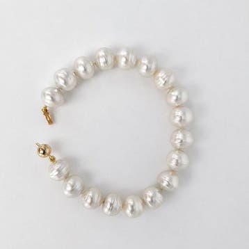 Zonder minimumprijs - Armband - 18 karaat Geel goud Parel -, Nieuw
