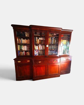 Boekenkast - Mahonie, Antiek en Kunst, Curiosa en Brocante