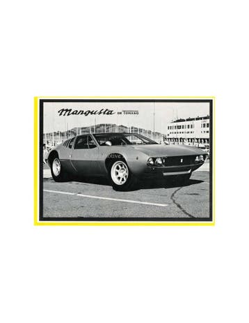 1970 DE TOMASO MANGUSTA BROCHURE ENGLISH (USA), Nieuw, Author
