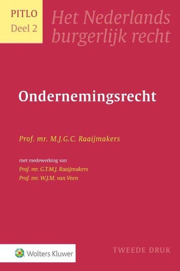 Boek Pitlo 2 - Ondernemingsrecht 9789013048469, Boeken, Verzenden, Zo goed als nieuw
