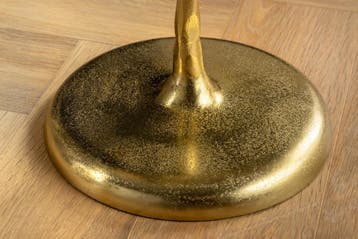 Ronde bijzettafel WILDLIFE PEACOCK 60cm goud Metalen Peacock, Ophalen of Verzenden, Nieuw