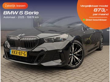 BMW 5 Serie | Zakelijk Leasen vanaf 197,- p/mnd, Nieuw, Financial lease, Lease