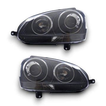 Xenon Look Koplampen VW Golf 5 RL002, Auto-onderdelen, Nieuw, Volkswagen