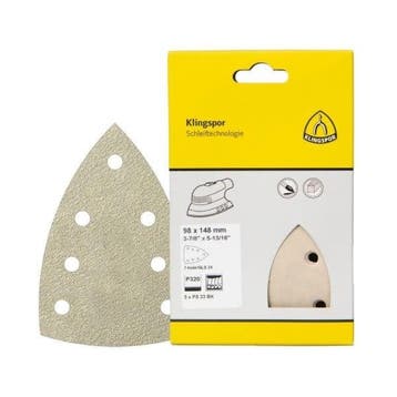 Schuurpapier Klittenband 98X148mm 5 stuks, Ophalen of Verzenden, Nieuw