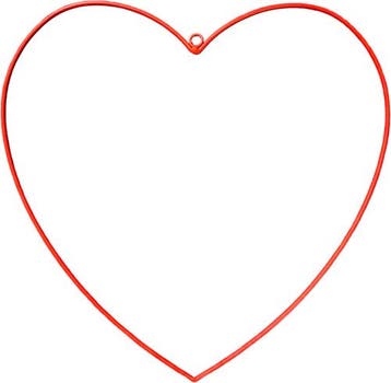 Metalen Hart hangend Rood Ø15 cm, Ophalen of Verzenden, Nieuw