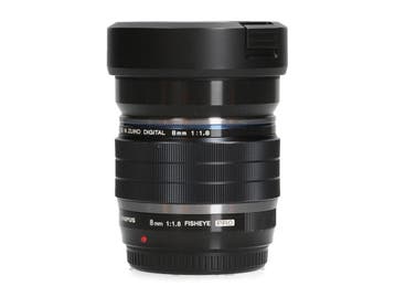 OM SYSTEM M.Zuiko Digital ED 8mm f/1.8 Fisheye Pro - Fisheye, Ophalen of Verzenden, Zo goed als nieuw