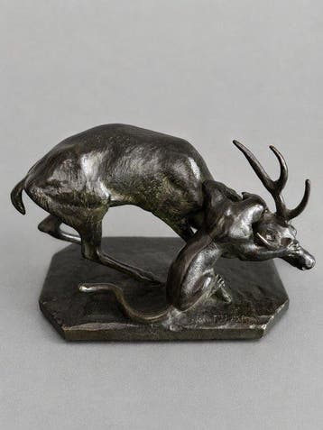Susse Frères bronsgieterij - Naar Antoine-Louis Barye, Antiek en Kunst