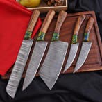 Keukenmes - Chefs knife - hout, resin en handgemaakte