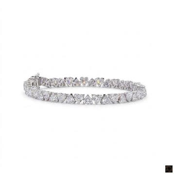 Armband - 18 karaat Witgoud - 13.50ct. tw. Diamant, Nieuw