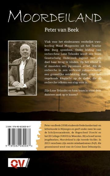 Moordeiland / Texelse thrillers 9789082080087 Peter van Beek, Boeken, Verzenden, Gelezen, Peter van Beek