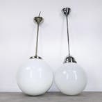 schoollampen groot formaat kap 4 x 35 cm / 1 x 40 cm, Ophalen, Art deco, Zo goed als nieuw, Glas