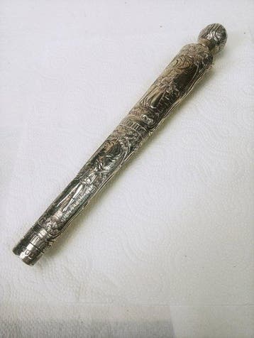 Samuel Jacob - Parfumfles - .925 zilver - Parfumfles, Antiek en Kunst