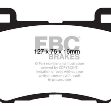 EBC 08-15 Infiniti G37 3.7 Bluestuff Front Brake Pads, Ophalen of Verzenden, Nieuw