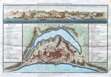 Brazilië - Salvador, Bahia; N. Bellin - Plan de la ville de, Nieuw