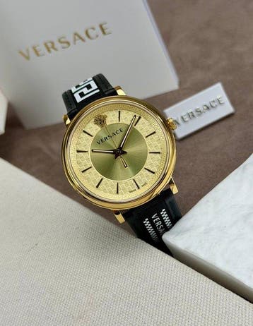 Versace - V-Circle Gold/Black - VE5A021 21 - Heren -, Nieuw