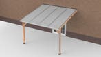 Douglas Terrasoverkapping Geschaafd Polycarbonaat Opaal 400, Nieuw