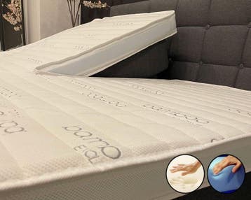 Bamboo exclusive Splittopper HR55 Koudschuim & Nasa Traagsch, Nieuw