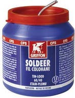 Griffon draadsoldeer tin lood 60 40 harskern 1,5 mm, 500, Verzenden, Nieuw