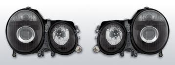 Koplampen | Mercedes W210 E-Klasse 1999-2002 | zwart, Auto-onderdelen, Verzenden, Nieuw